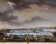 Juan Patricio Morlete Ruiz - View of the Old Port of Toulon (El puerto viejo de Tolon)